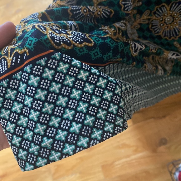 GREEN FLORAL PRINT DRESS NWT SZ XXL - Picture 4 of 6